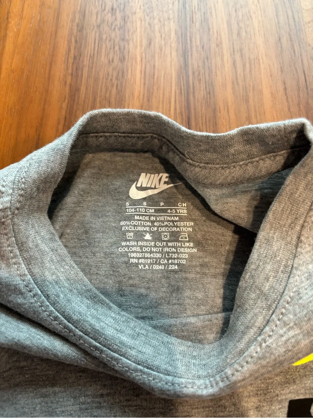 Nike set 4-5yrs